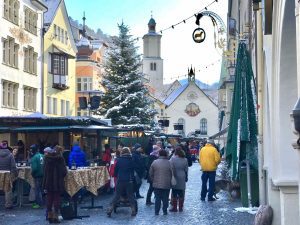 Year in Vorarlburg Christmas Market