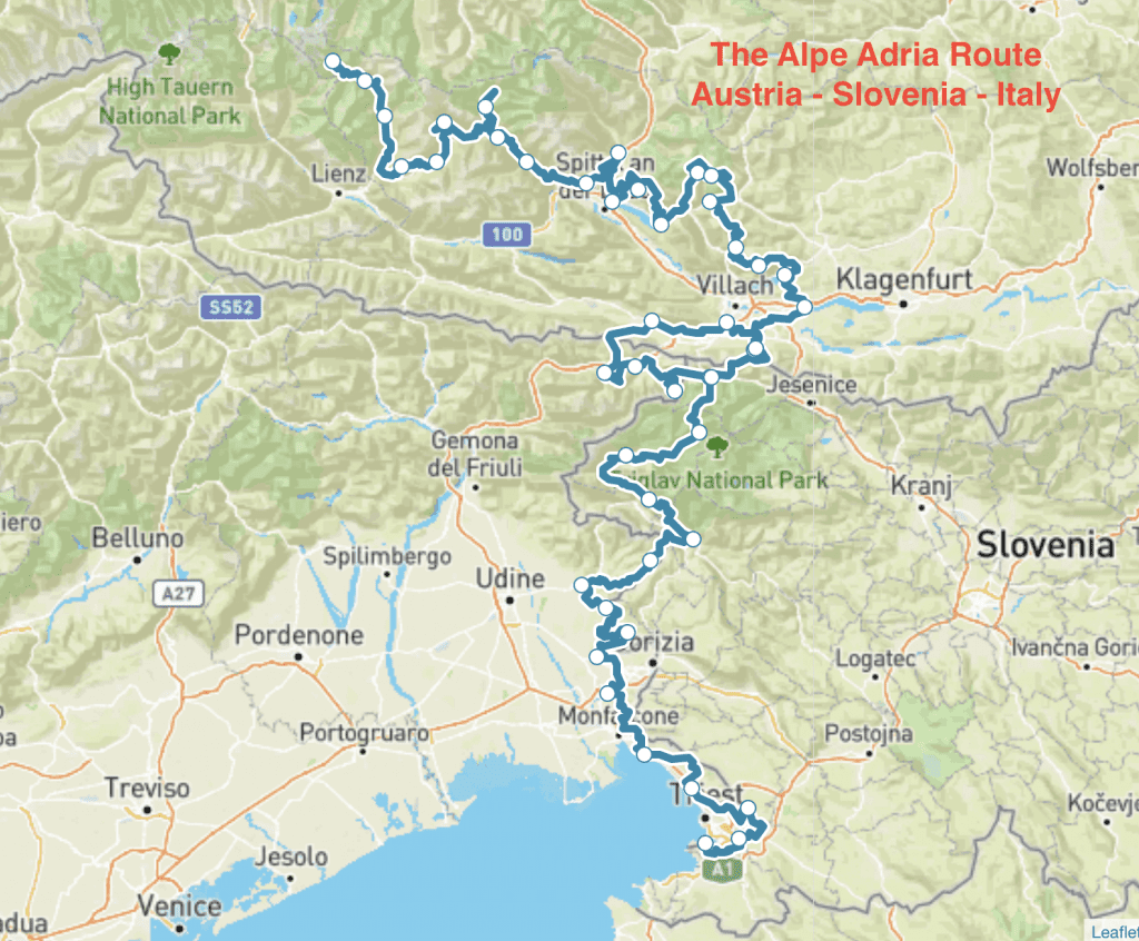The Alpe Adria Route