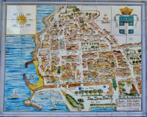 Antibes old Map