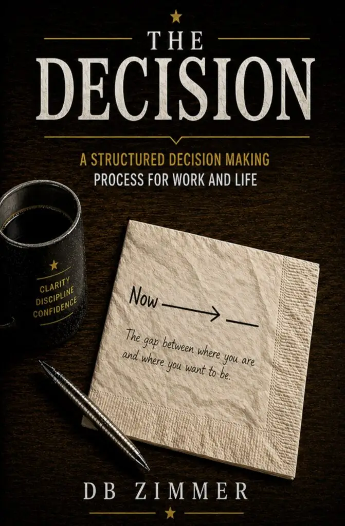 The Decision book cover by DB Zimmer